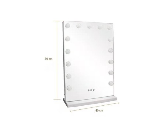 Oglinda De Baie Cu LED 3 Culori Senzor Tactil Dimabila 