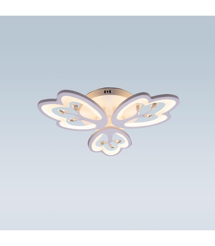Lustra LED 80W Butterfly Crystal