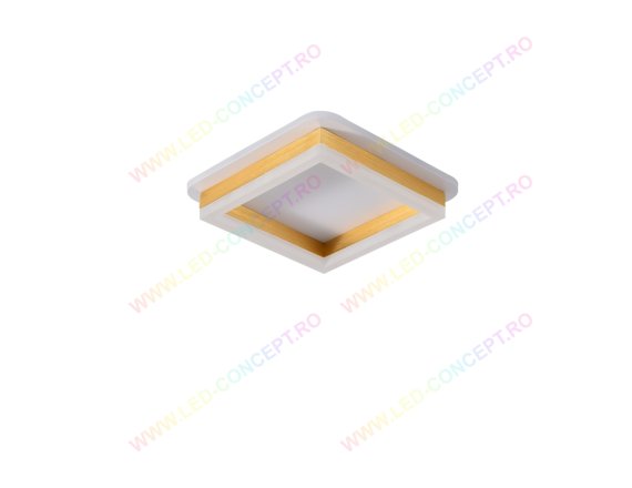Aplica LED 40W 3 Functii Square Gold 