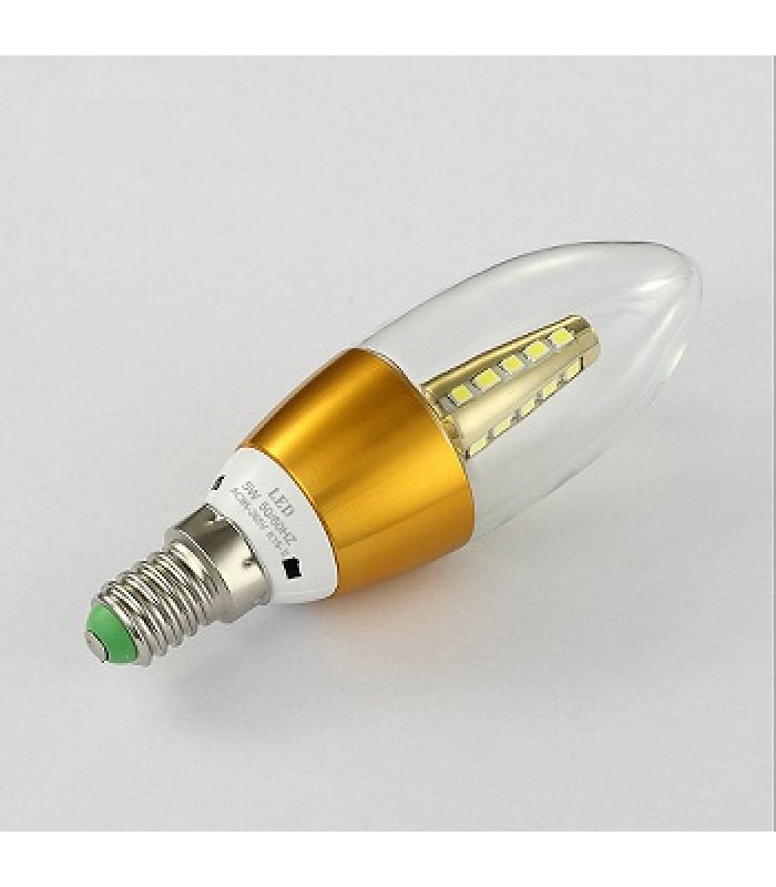Bec LED Lumanare 5W Auriu