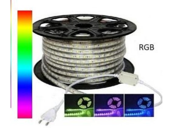 Banda LED RGB 5050 220V 5050-RGB220V