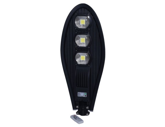 Corp LED Iluminat Stradal Cu Panou Fotovoltaic si Telecomanda 150W 