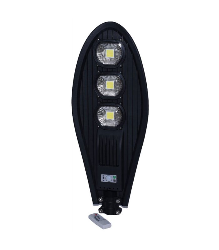 Corp LED Iluminat Stradal Cu Panou Fotovoltaic si Telecomanda 150W