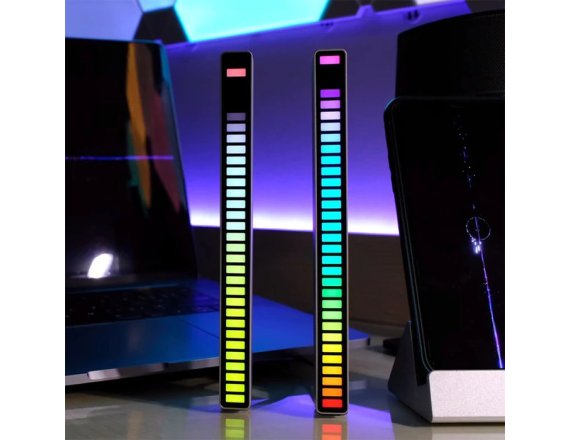 Lumini de Ritm LED RGB cu Activare Sonora 