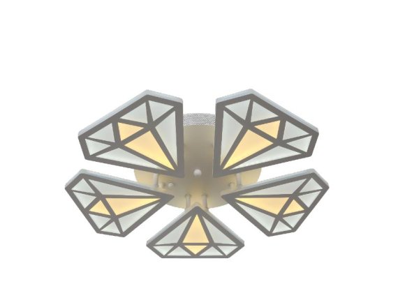 Lustra LED 170W Fashion 5 Elemente Diamond 