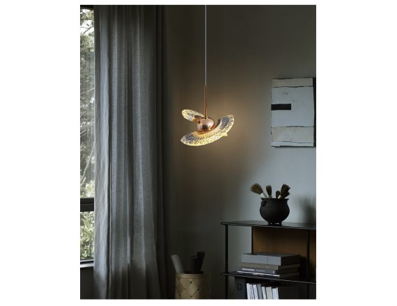 Lustra LED 48W Swallow Gold 