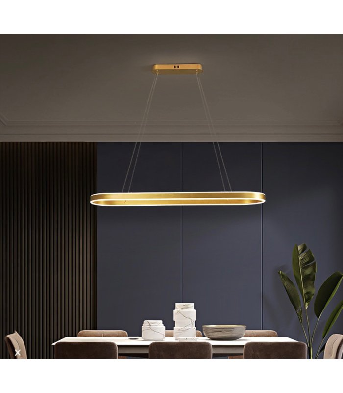 Lustra LED 120W Gold Modern