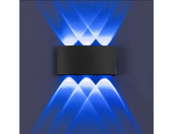 Aplica LED De Fatada 6W IP65 Blue 